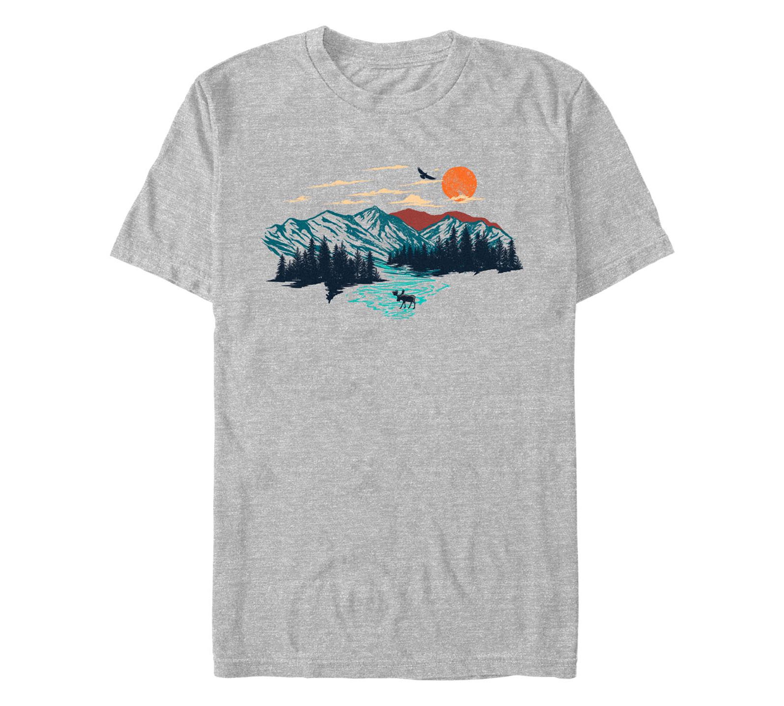 Fifth Sun Men's Generic Additude Natural Outdoors Short Sleeves T-shirt