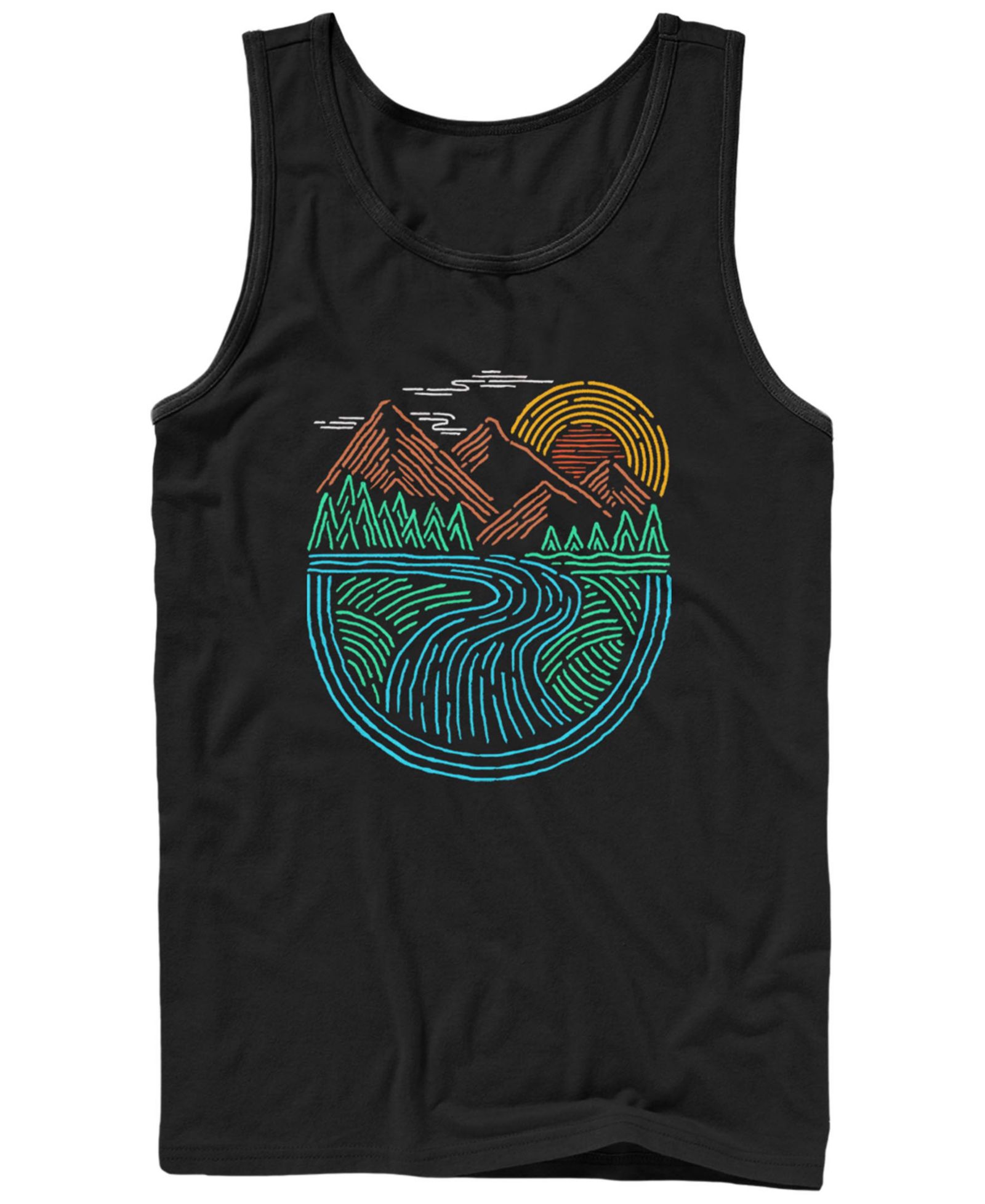 Fifth Sun Мужской майка Additude Nature Run Sleeveless