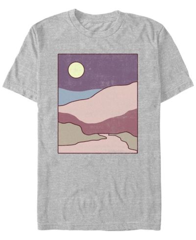 Fifth Sun Men's Minimal Landscape Short Sleeves T-shirt
