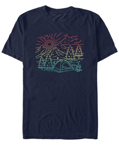 Fifth Sun Men's Generic Additude Camp Short Sleeves T-shirt