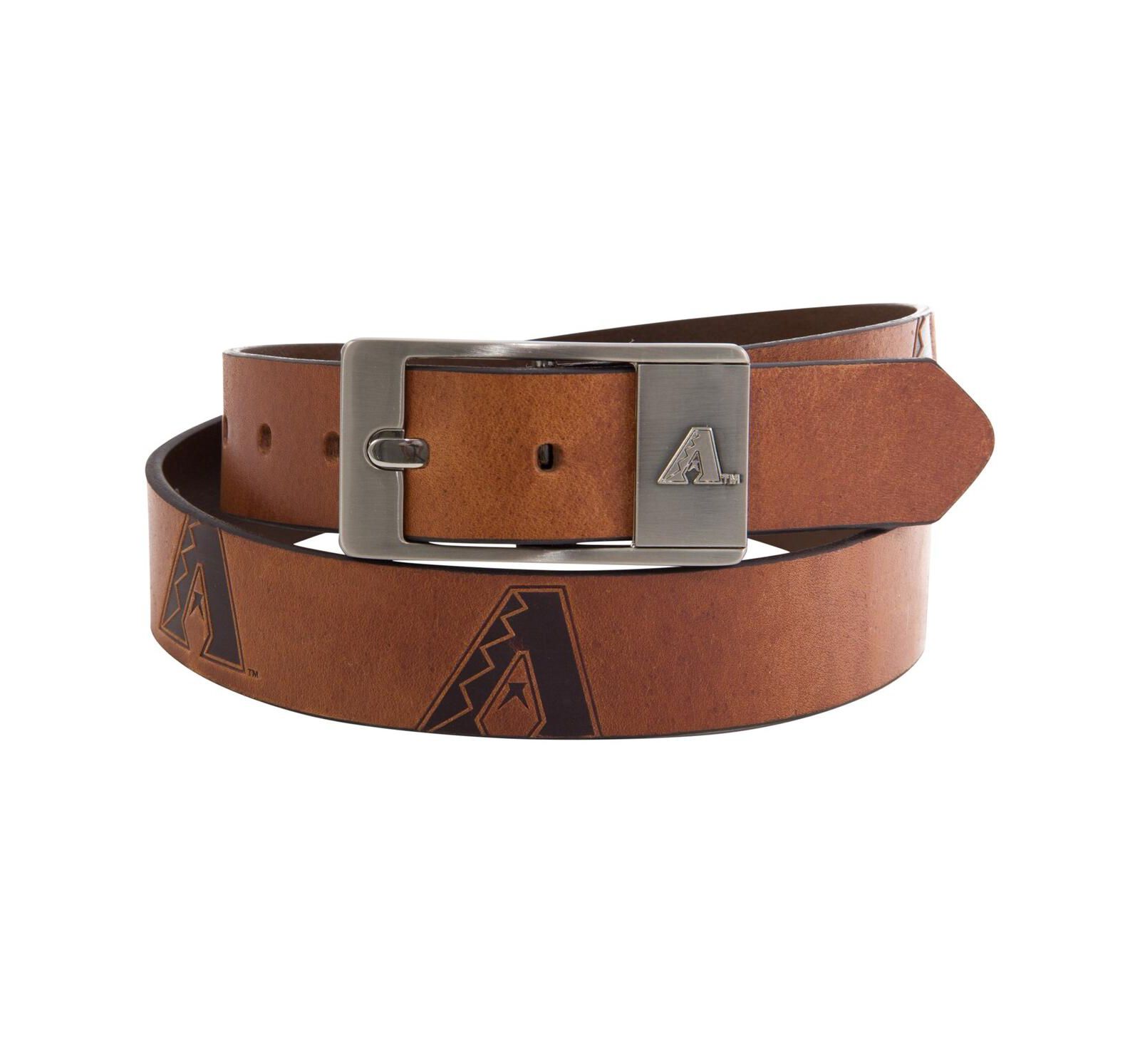 Men's Arizona Diamondbacks Brandish Leather Belt