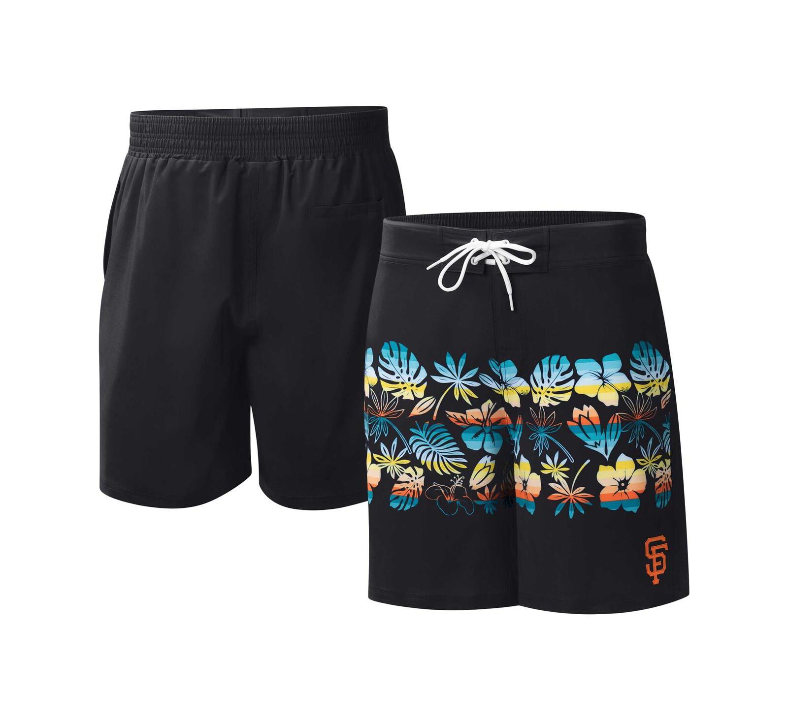 Мужские плавательные шорты G-III Sports by Carl Banks San Francisco Giants Breeze Volley, черные