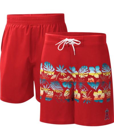 Мужские плавательные шорты G-III Sports by Carl Banks Red Los Angeles Angels Breeze Volley