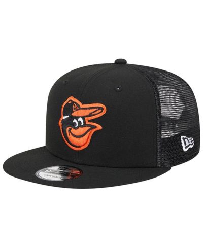 Мужская кепка New Era Black Baltimore Orioles Team Color Trucker 9FIFTY Snapback