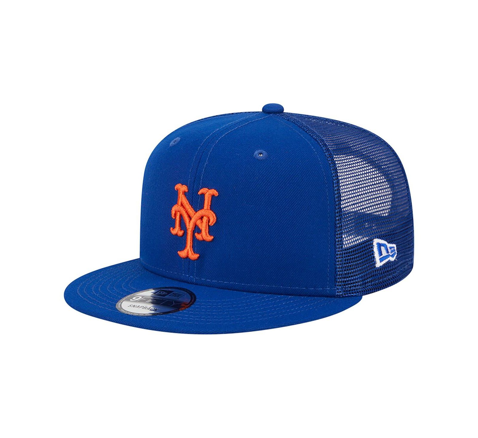 Мужская кепка New Era Royal New York Mets Team Color Trucker 9FIFTY Snapback
