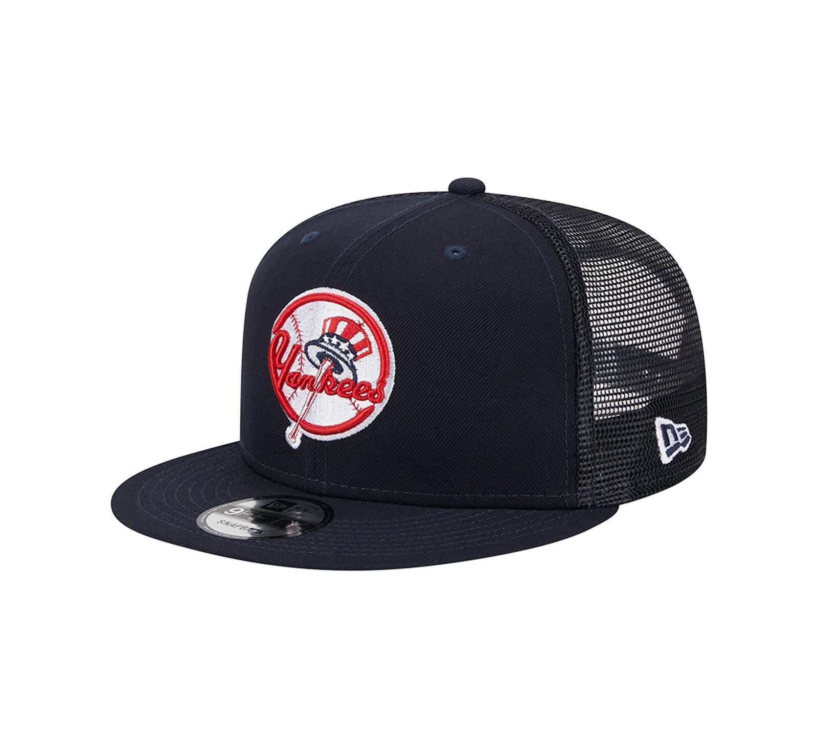 New Era Мужская кепка 9FIFTY Snapback Navy New York Yankees Team Color Trucker