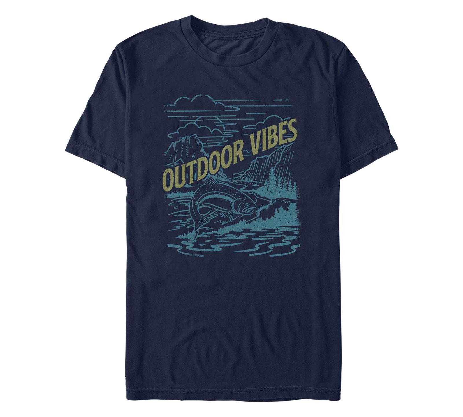 Мужская футболка Fifth Sun Men's Generic Additude Vibes Short Sleeves T-shirt