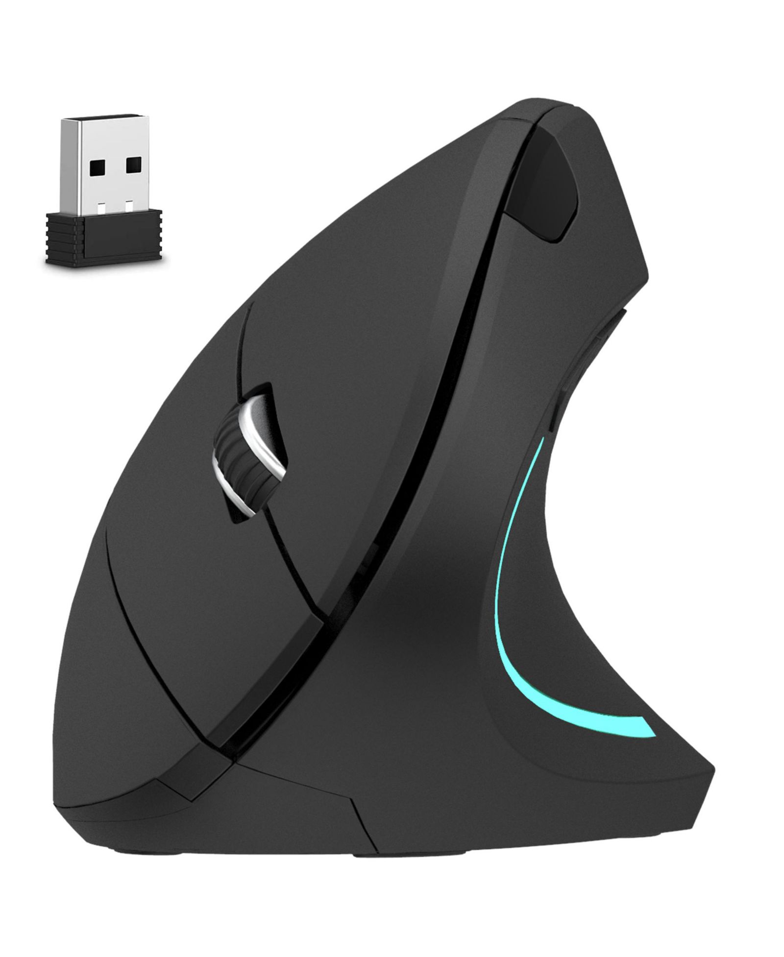 Delton S12 Vertical Ergonomic Wireless Mouse for PC/Mac