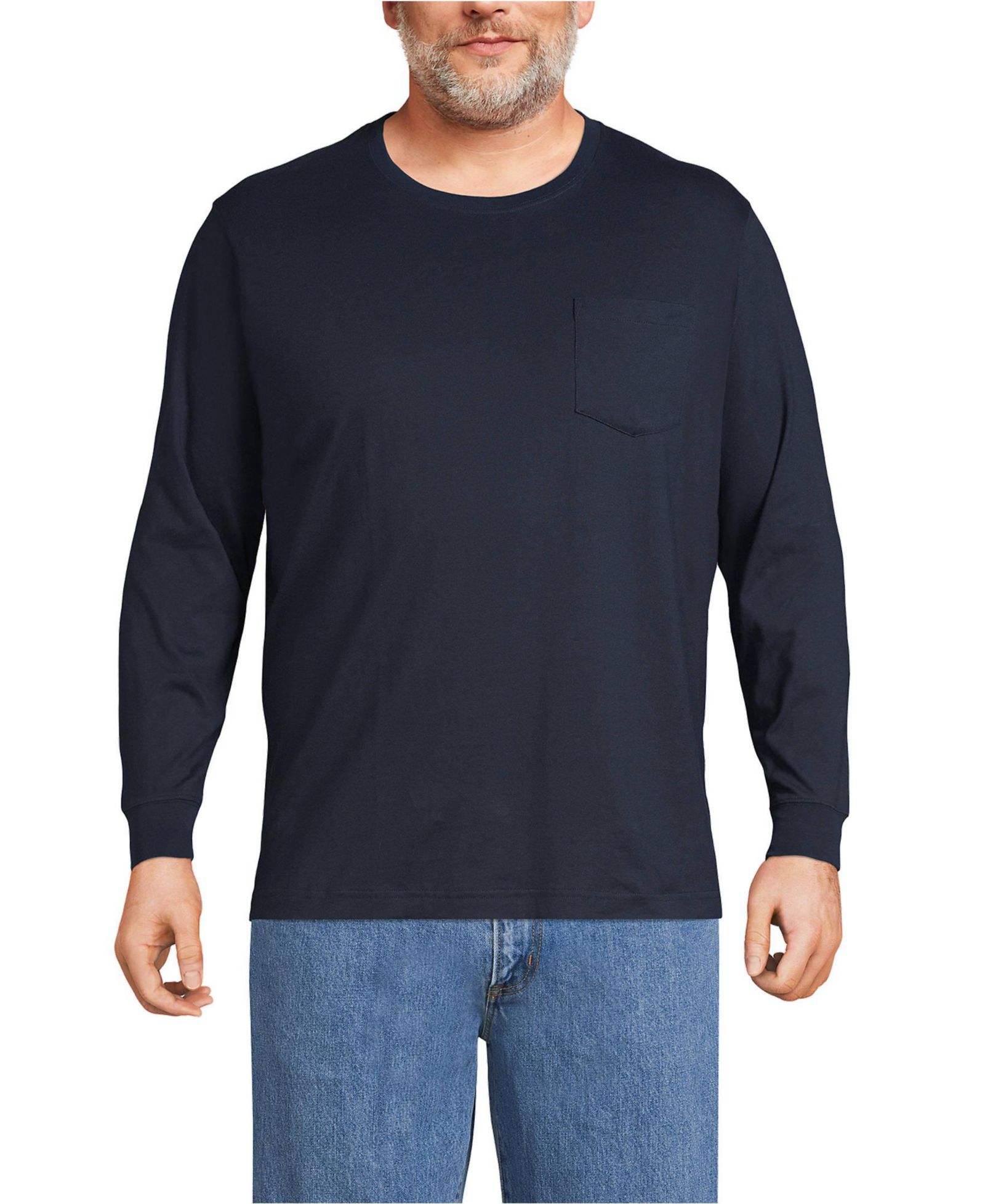 Футболка Lands' End Long Sleeve with Pocket