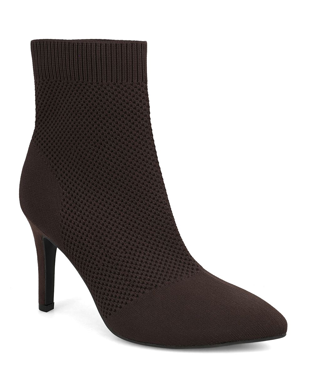 MIA Women's Mckinley Stiletto Knit Dress Booties