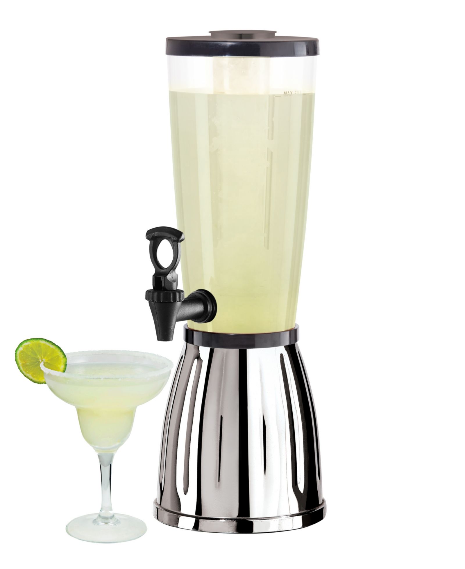 Oggi 3 Quart Beverage Dispenser с Ice Tube Ez-Pour Spigot