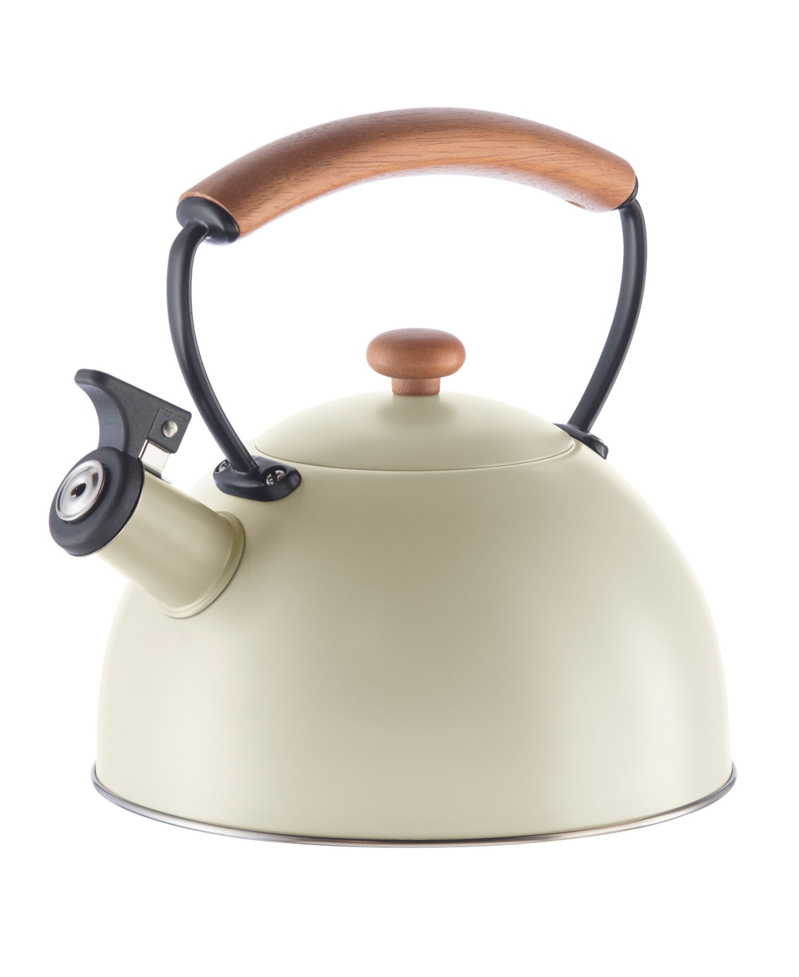 Чайник Oggi 2.5 Litre Whistling с деревянной ручкой