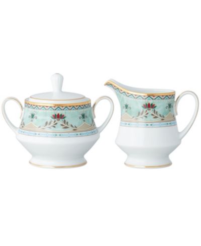 Noritake Serene Garden Sugar & Creamer Set