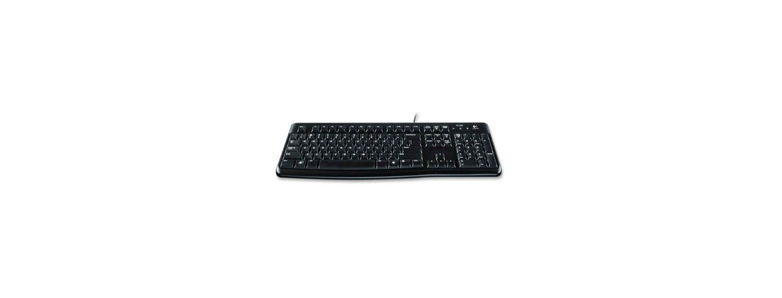 Logitech K120 Plug-and-Play USB Keyboard for Windows and Linux