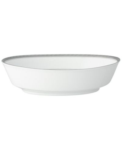 Noritake Charlotta Platinum Oval Vegetable Bowl, 32 oz