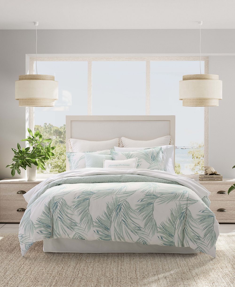 Tommy Bahama Home Canyon Palms хлопковый реверсивный комплект из 5 предметов, Full/Queen