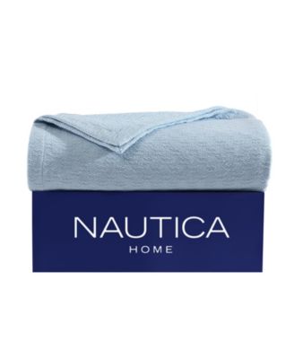 Двустороннее хлопковое одеяло Nautica Ripple Cove, Twin