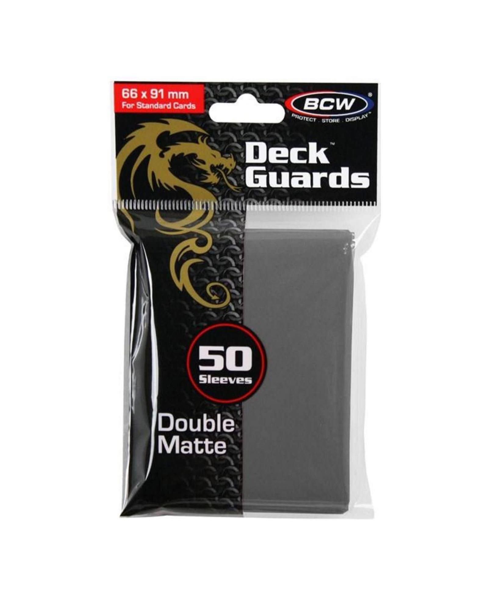 Защитные протекторы для карт BCW Supplies Gray Double Matte Standard 50 шт