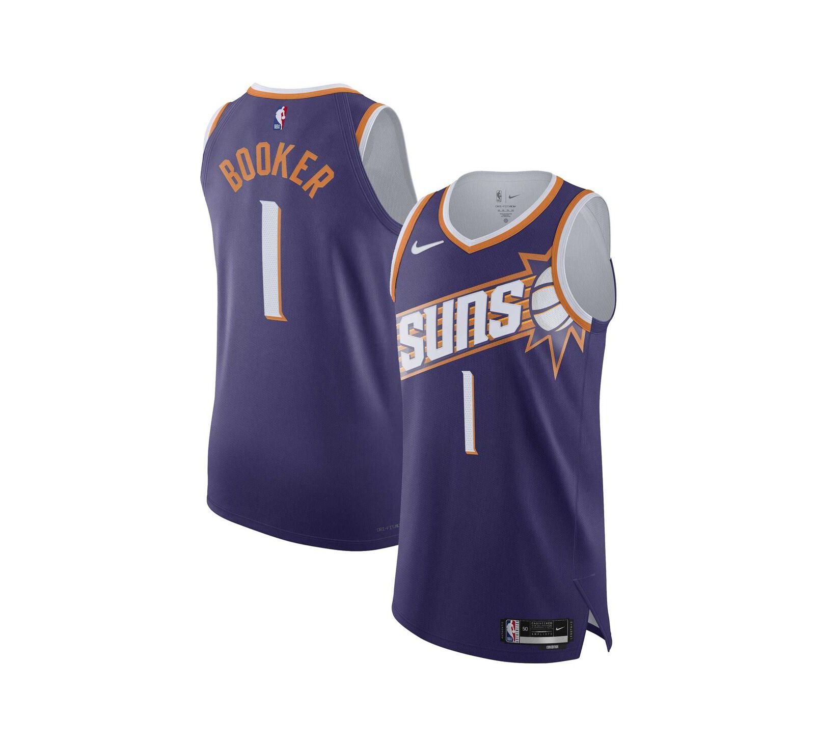 Мужская джерси Nike Devin Booker Purple Phoenix Suns Authentic Edition