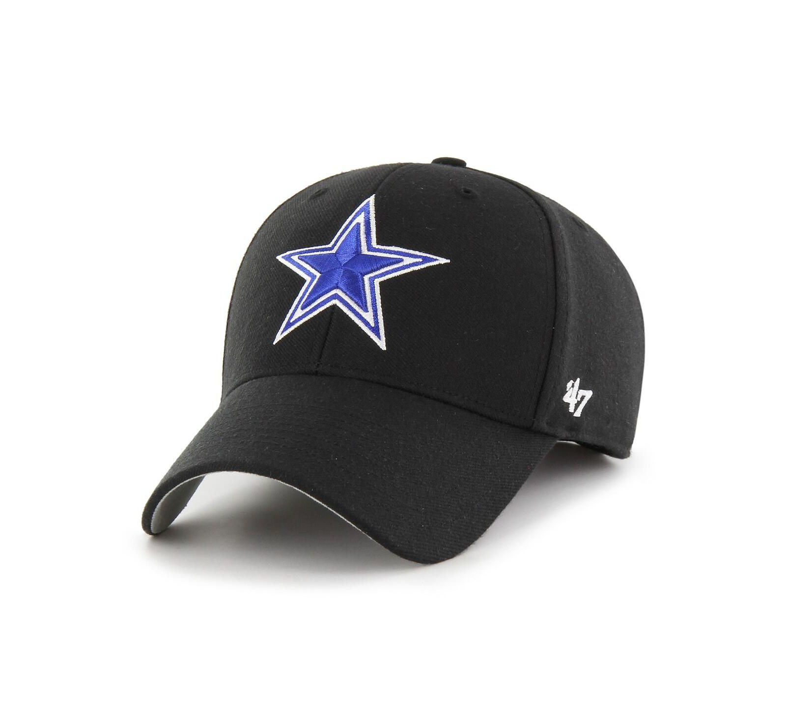 '47 Brand Мужская черная кепка Dallas Cowboys MVP Adjustable Hat