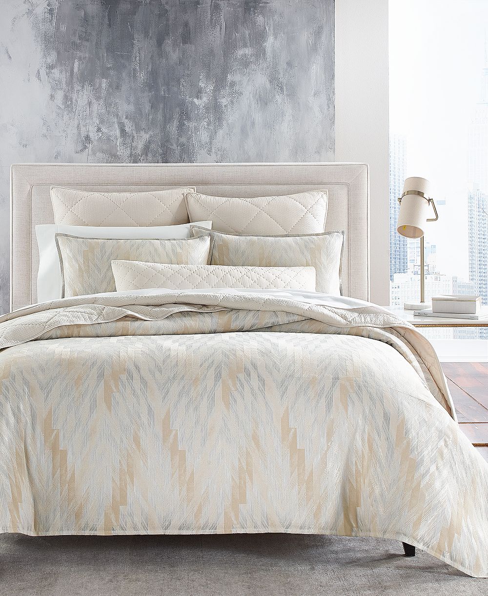 Комплект из 3 предметов Hotel Collection Textured Chevron, пододеяльник, King