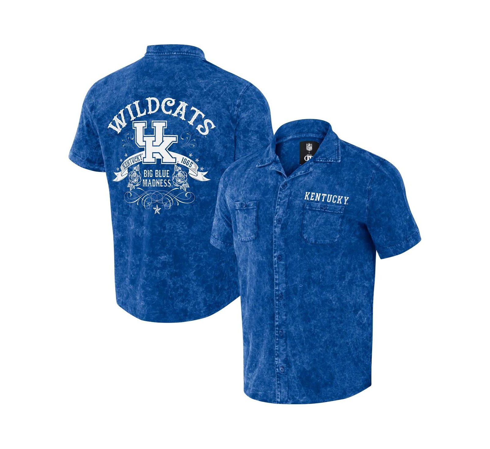 Мужская рубашка Darius Rucker Collection by Fanatics Royal Kentucky Wildcats Team Color