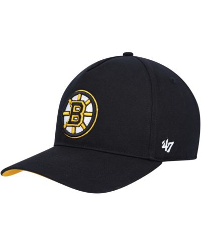 Мужская кепка '47 Brand Black Boston Bruins Primary Hitch Snapback