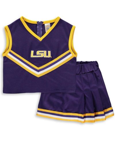 Детский комплект одежды Little King Apparel Big Girls Purple LSU Tigers Two-Piece Cheer Set