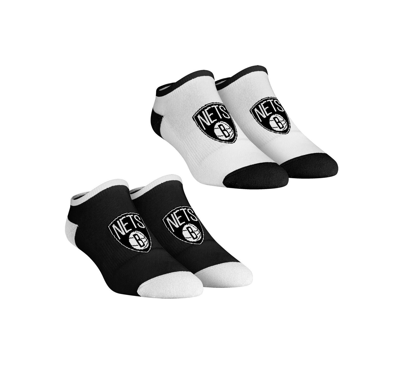 Женский набор носков Rock 'Em Socks Brooklyn Nets Core Team 2-Pack Low Cut Ankle