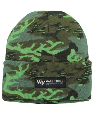Мужская кепка Nike Camo Wake Forest Demon Deacons Veterans Day с трикотажным краем