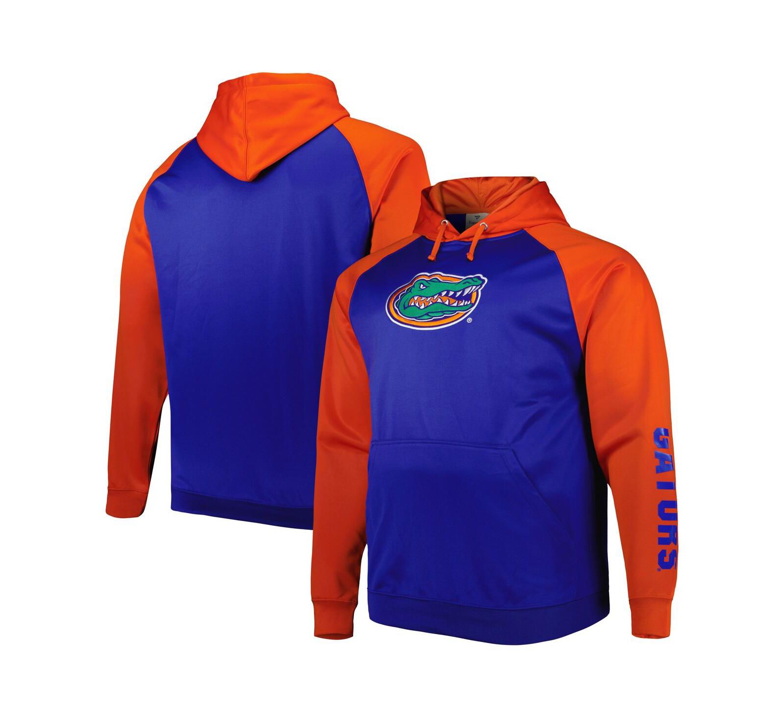Мужское худи из флиса Profile Royal Florida Gators Big and Tall Raglan