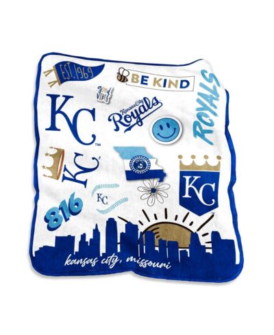 Kansas City Royals плед из плюша Native Raschel 50'' x 60''