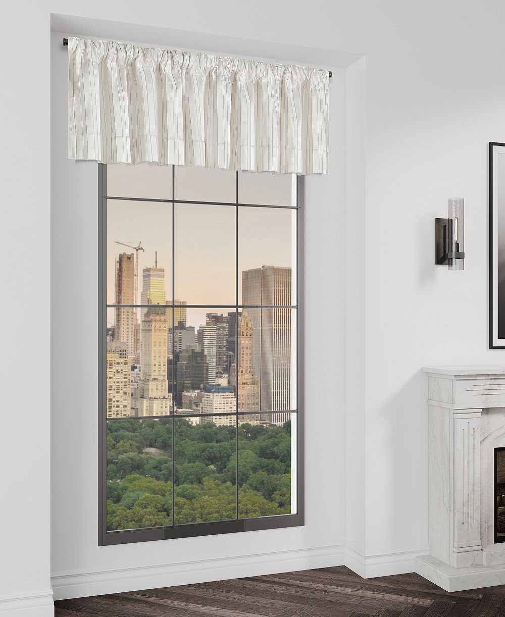 Прямая занавеска J Queen New York Calvari Window Straight Valance