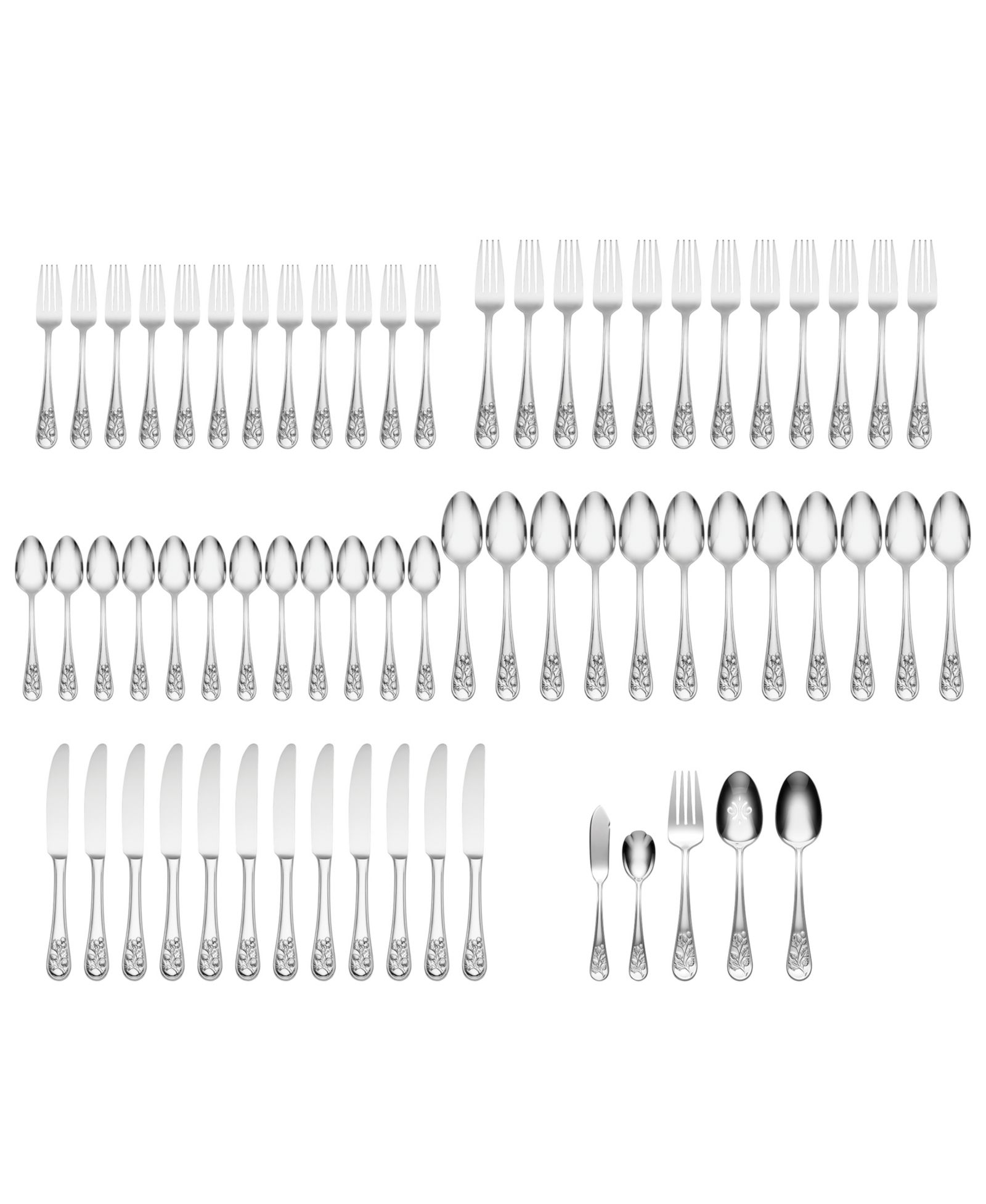Lenox Chestnut Ridge 65-Piece Flatware Set, Service for 12