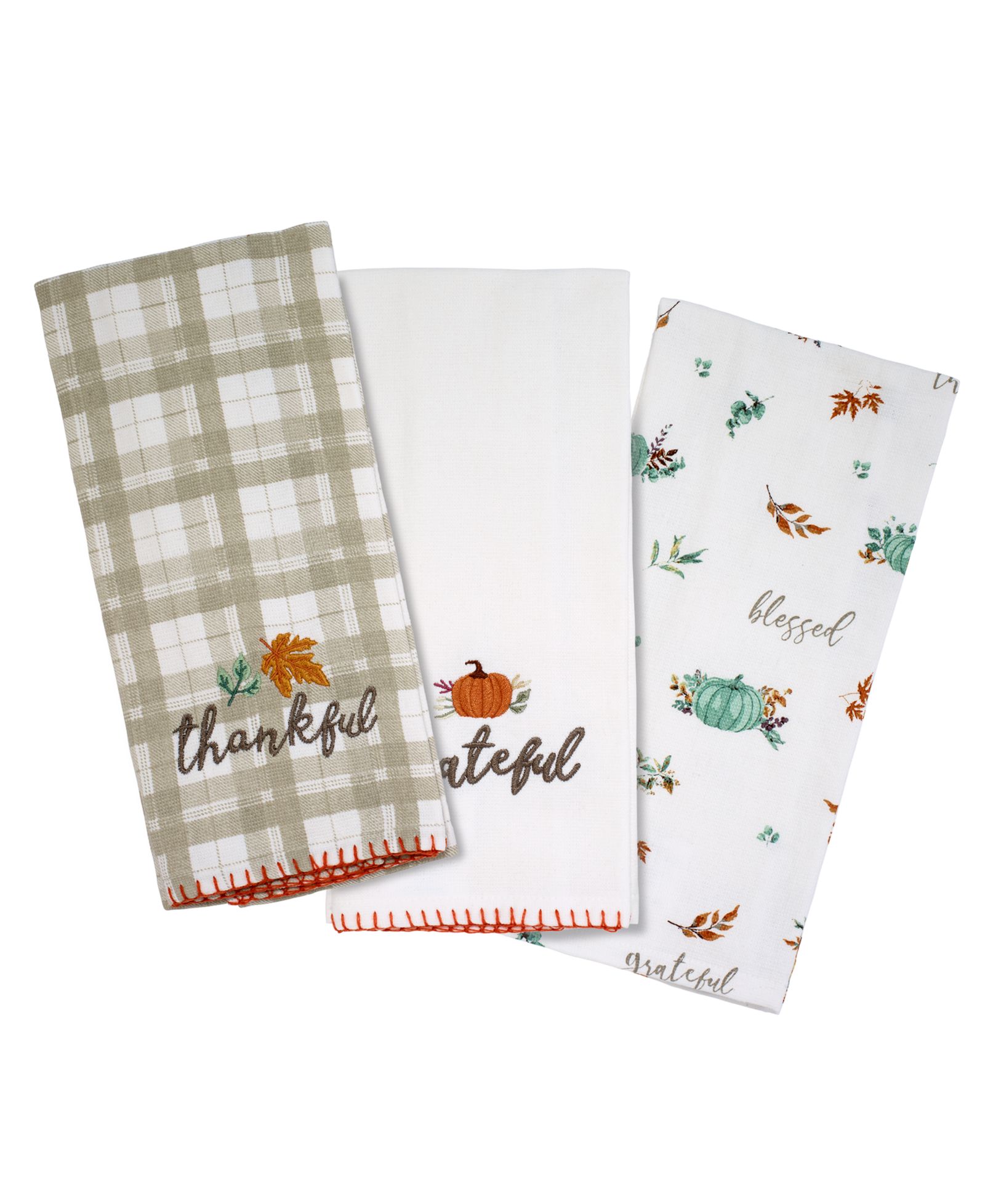 Avanti Grateful Patch кухонные полотенца, набор из 3 шт