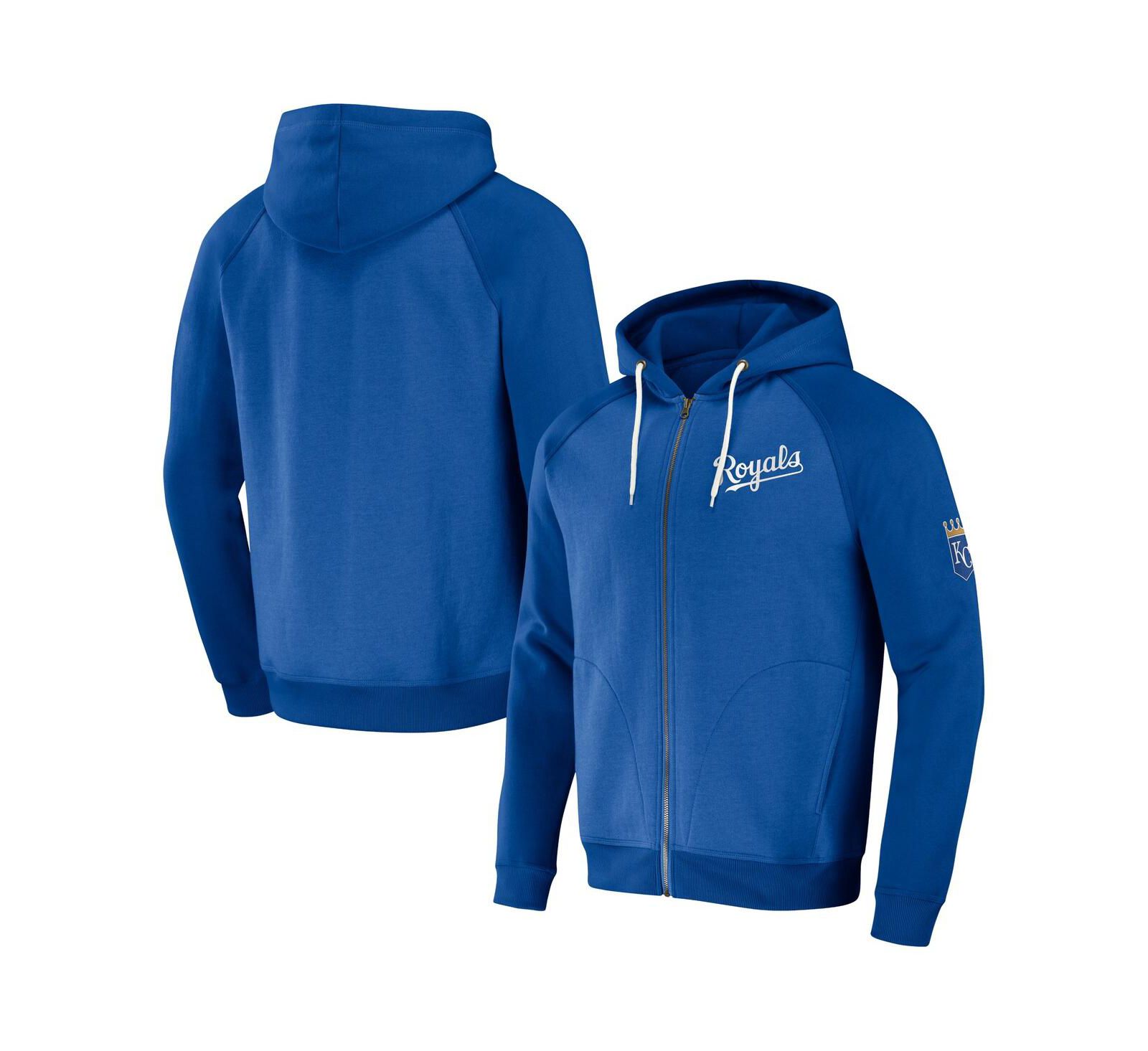 Мужское худи Darius Rucker Collection by Fanatics Kansas City Royals Raglan Full-Zip