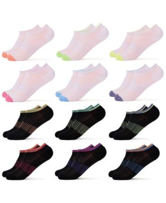 Gallery Seven Women's No-Show Athletic Sport Socks 12 Pack