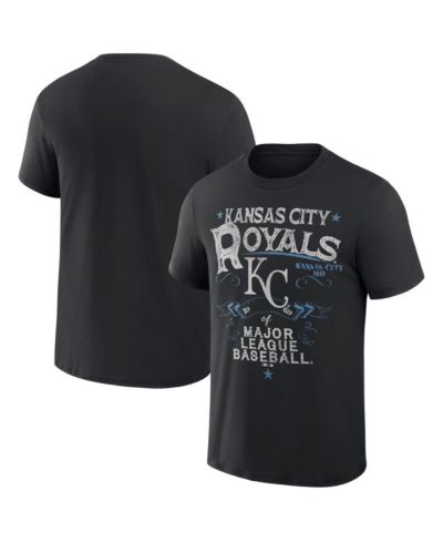 Мужская футболка Darius Rucker Collection by Fanatics Black Kansas City Royals Beach Splatter