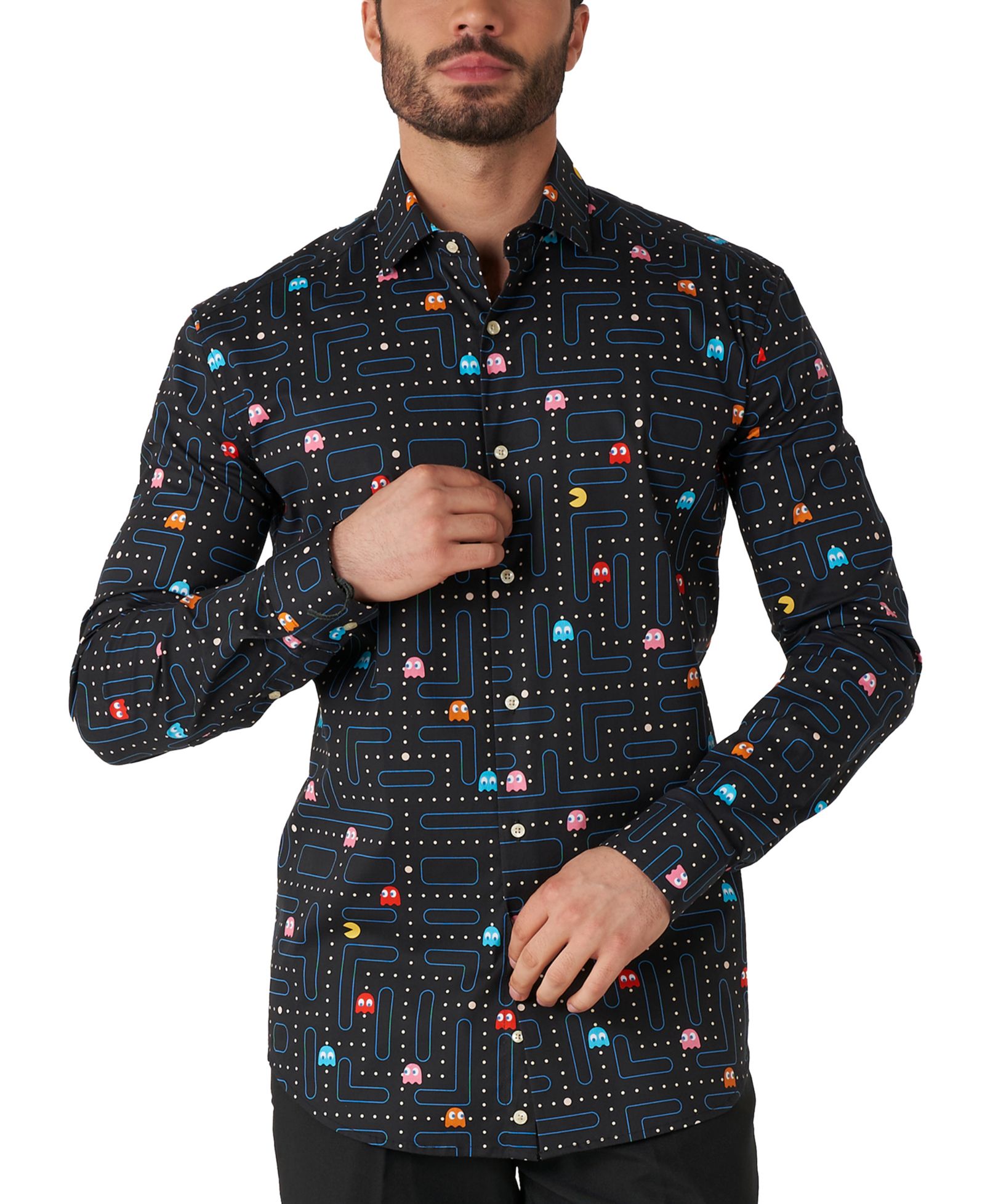 Мужская рубашка с принтом OppoSuits