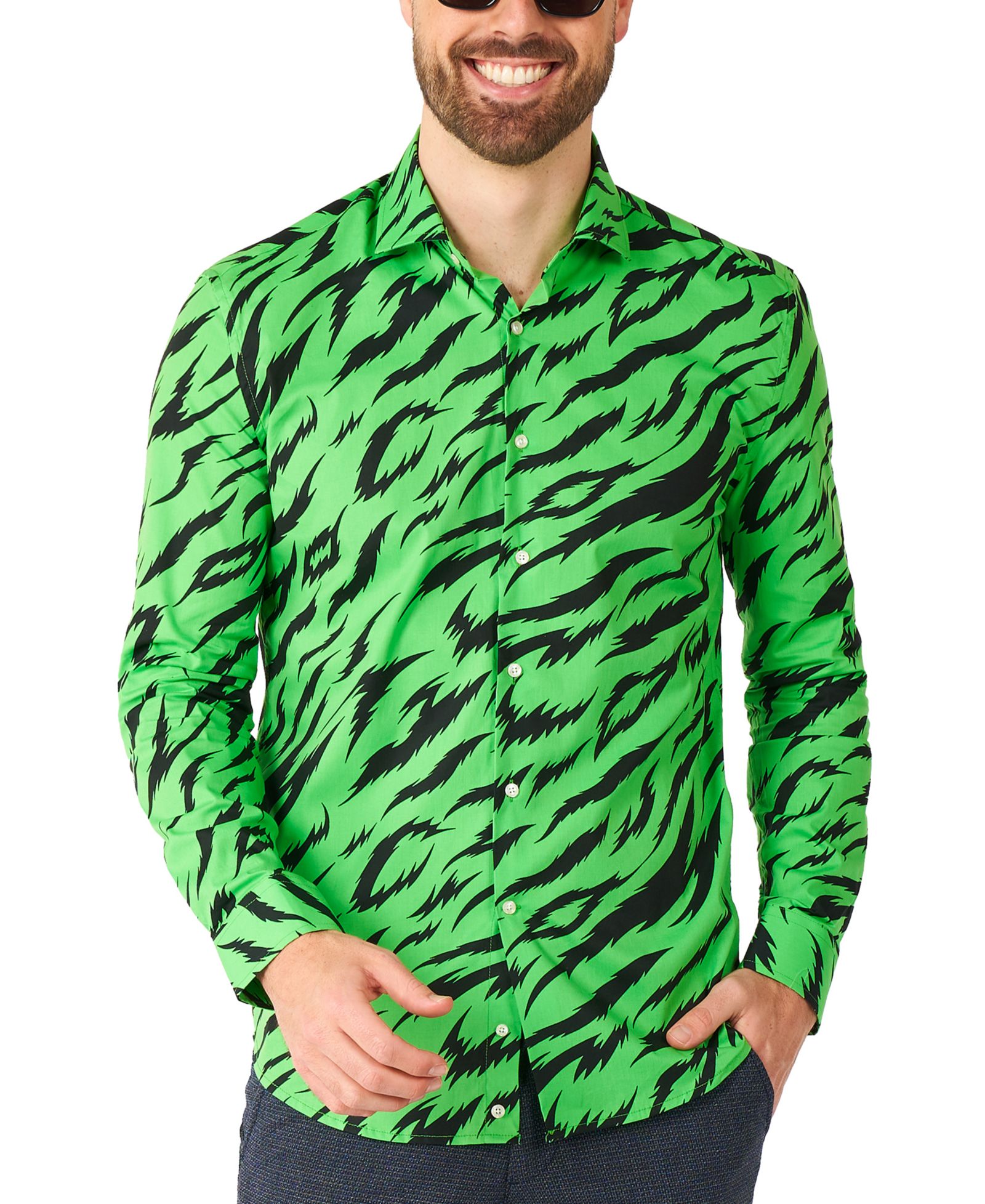 Мужская рубашка OppoSuits LS Wild Animal