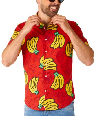 OppoSuits Мужская рубашка с коротким рукавом Donkey Kong