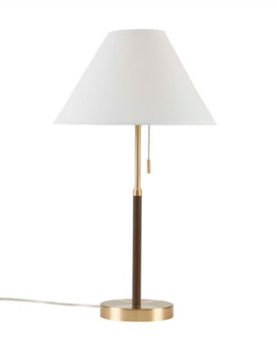 INK+IVY Bromley Two Tone Pull-chain Table Lamp