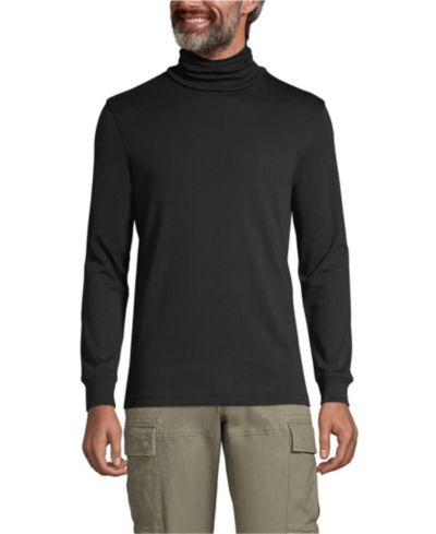Мужская футболка Lands' End Super Soft Supima Turtleneck