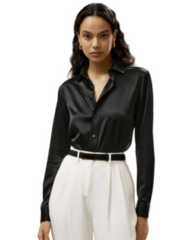 Женская шелковая рубашка LILYSILK Tailored Button Down