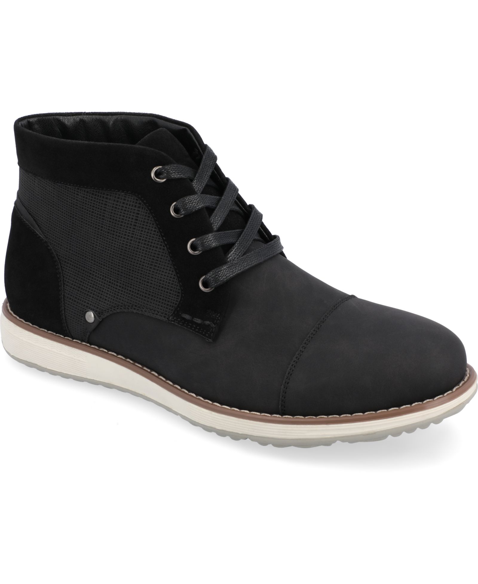 Vance Co. Мужские ботинки Austin Wide Width Tru Comfort Foam Lace-Up Cap Toe Chukka