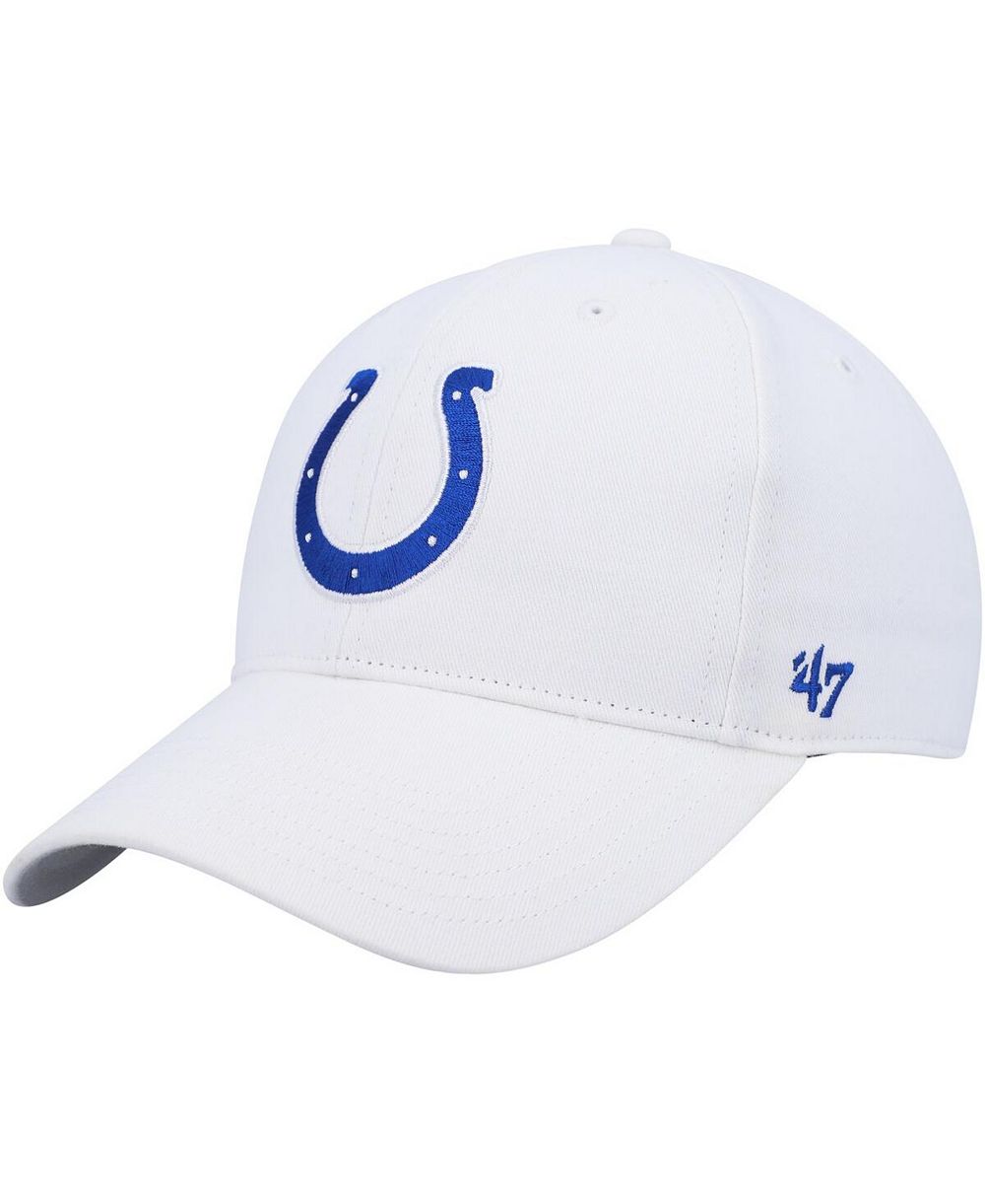 Big Boys and Girls '47 Brand White Indianapolis Colts Secondary MVP Adjustable Hat