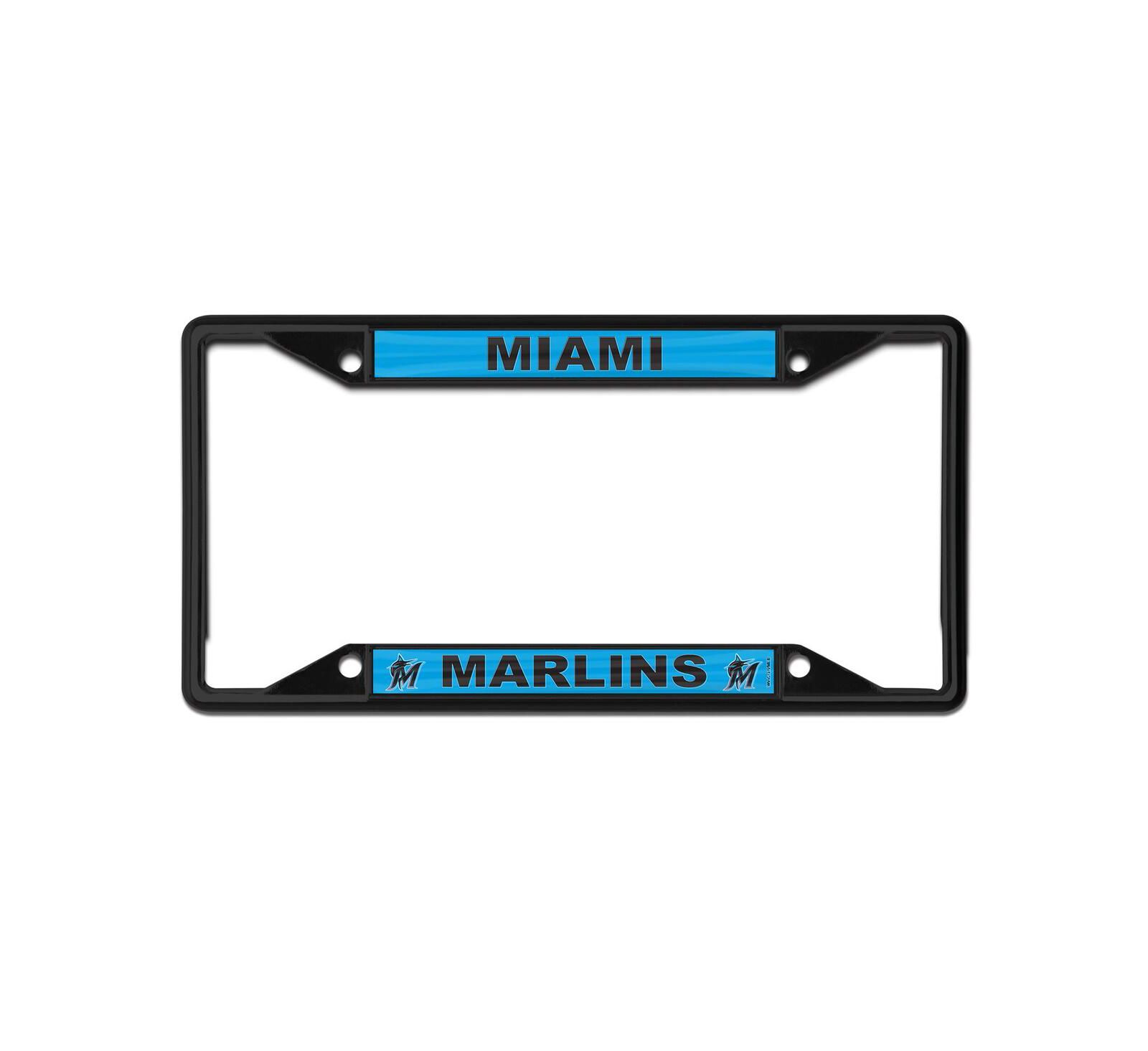 Wincraft Miami Marlins Chrome Color License Plate Frame
