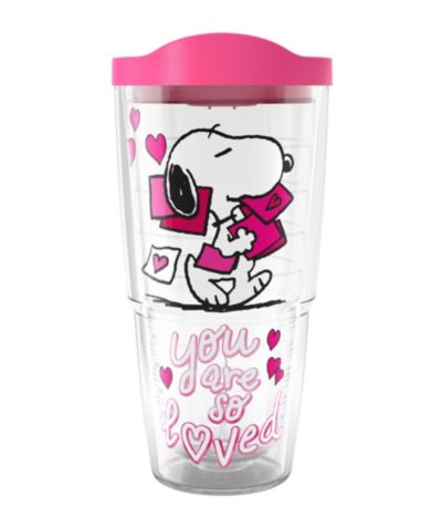 Tervis Peanuts Snoopy You Are So Loved термокружка с двойными стенками, 24oz, Classic