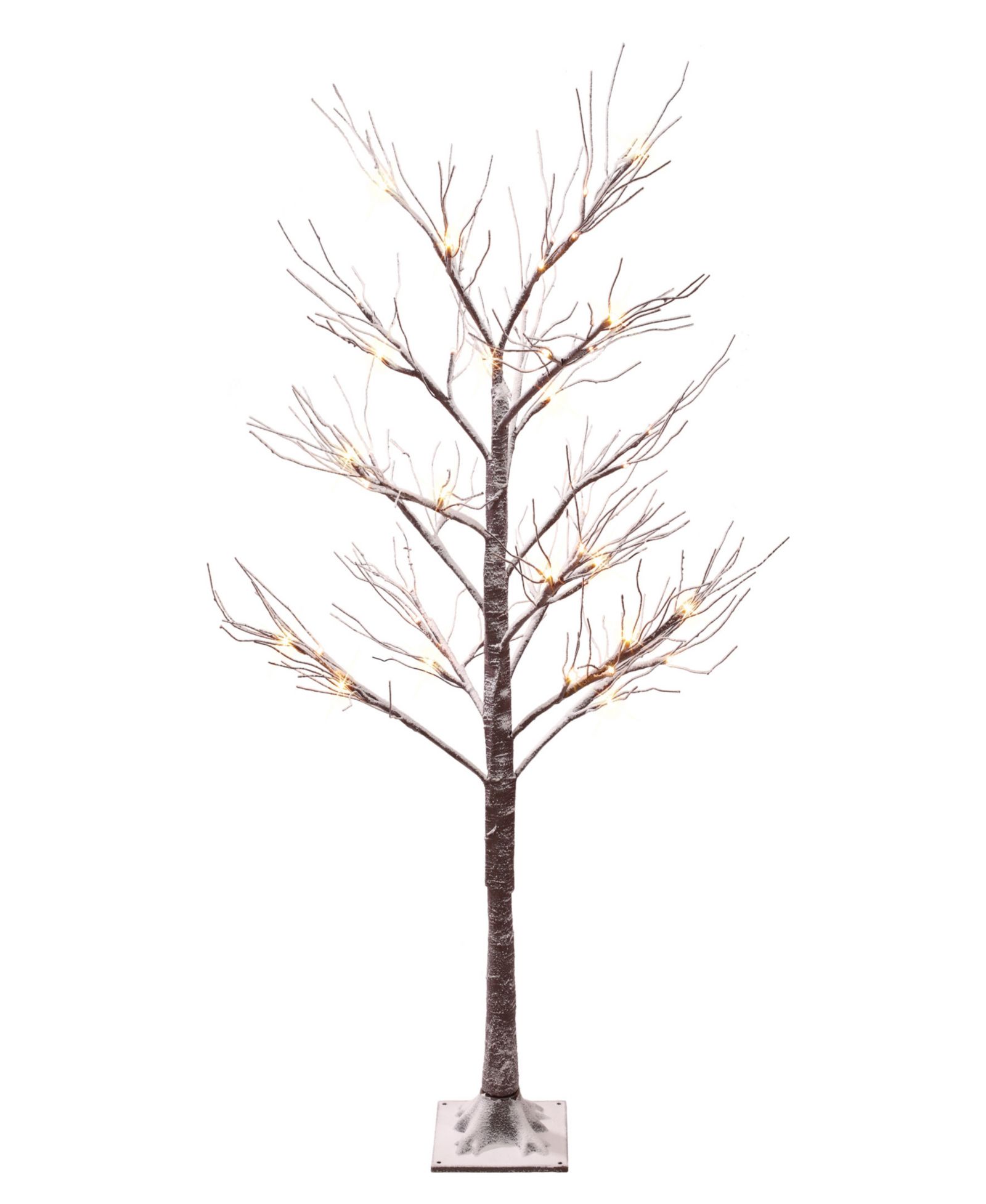 Искусственное дерево Puleo 4' Pre-Lit Flocked Twig