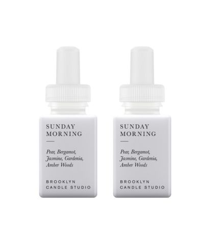 Pura & Brooklyn Candle Studio - Рефил для аромата дома - Ароматизатор для умного дома - до 120 часов аромата на флакон - 2 шт